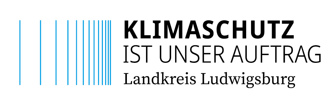 Logo Klimaschutz ist unser Auftrag Landkreis Ludwigsburg